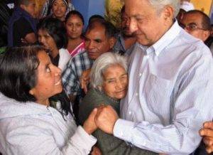 López Obrador en Ixtlán, Oaxaca