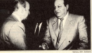 Carlos Salinas y Carlos Slim