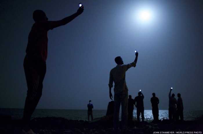 John Stanmeyer, a U.S. photographer working for VII agency on assignment for National Geographic, won the World Press Photo of the Year 2013