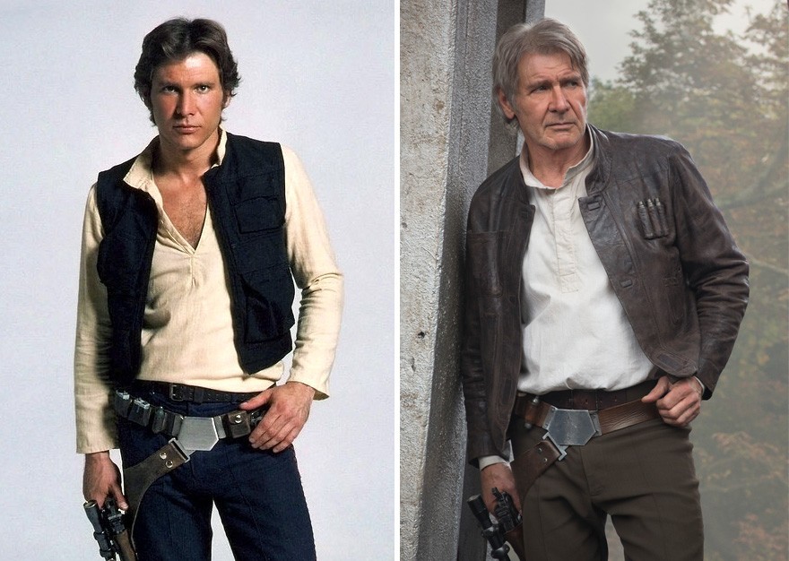 harrison ford han solo star wars force awakens