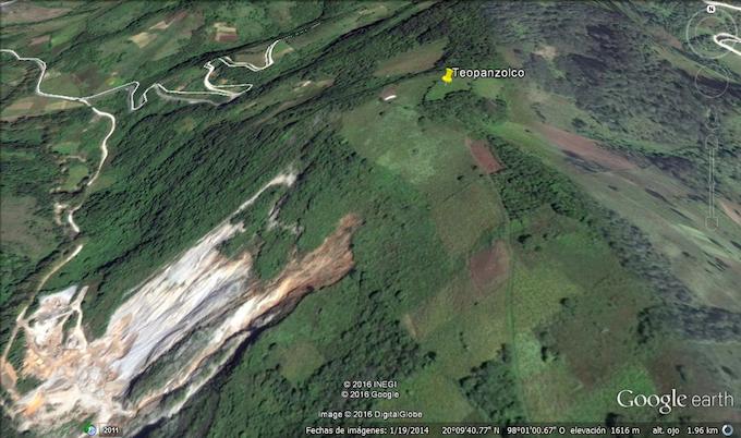 Vestigios arqueológicos en riesgo por minera en Huauchinango