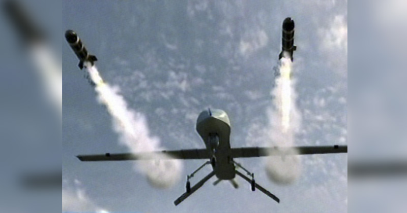 drone estadounidense ataque aéreo