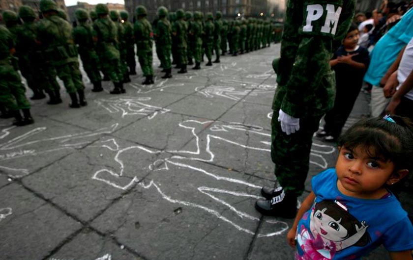 México con mismos niveles de militarización, muertes y violencia que Irak y Afganistán