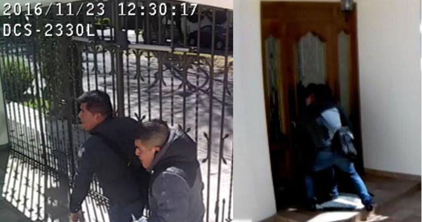 Comparten fotografías de robo en Naucalpan, Estado de México