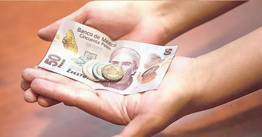 aumento al salario mínimo dinero economía pesos billetes