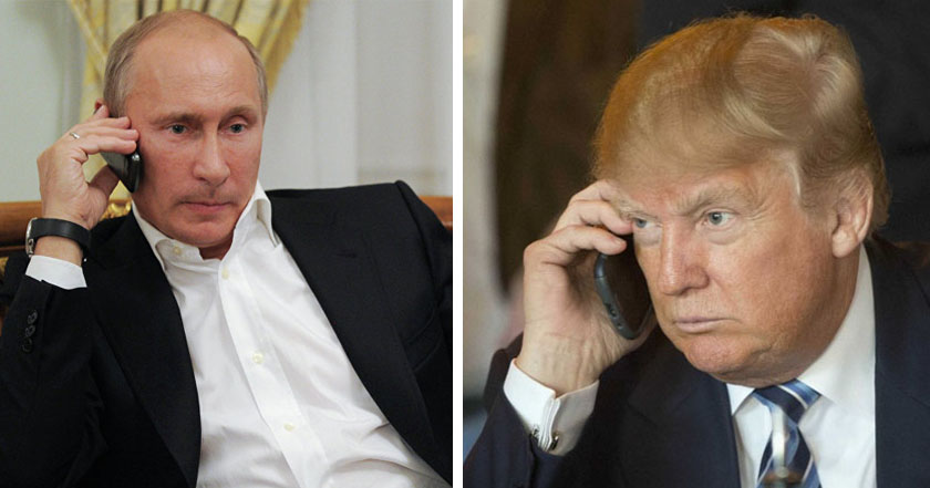 Vladimir Putin Donald Trump conversan via telefónica acuerdan acabar con Estado Islámico