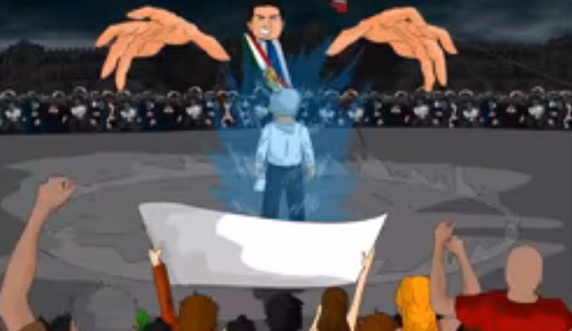  AMLO derrota a Peña Nieto en anime (VIDEO)