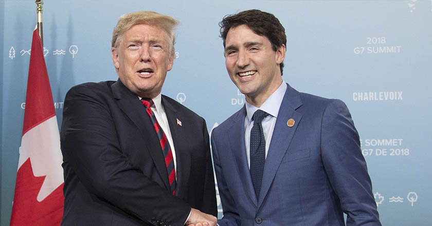 Donald Trump tuitea que EU no respaldará acuerdo de cumbre G7; llama a Trudeau tibio y manso