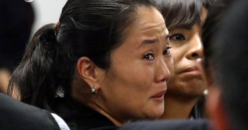 Keiko Fujimori a prisión por caso Odebrecht