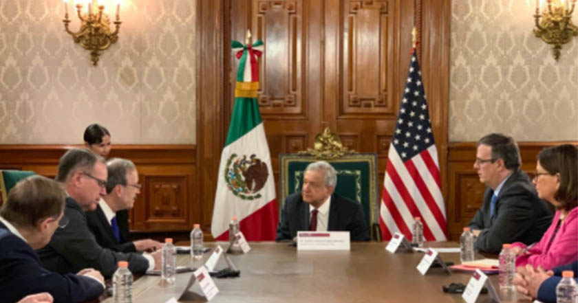 AMLO sostuvo reunión con congresistas de Estados Unidos