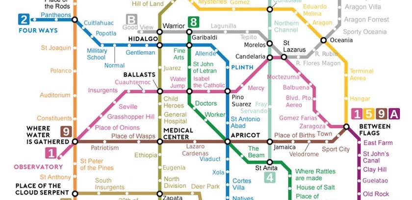 De Green Indians a Child Heroes! Traducen mapa del Metro al inglés
