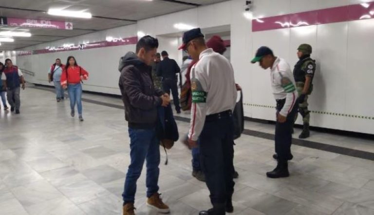 Guardia Nacional llega a la instalaciones del Metro de la CDMX