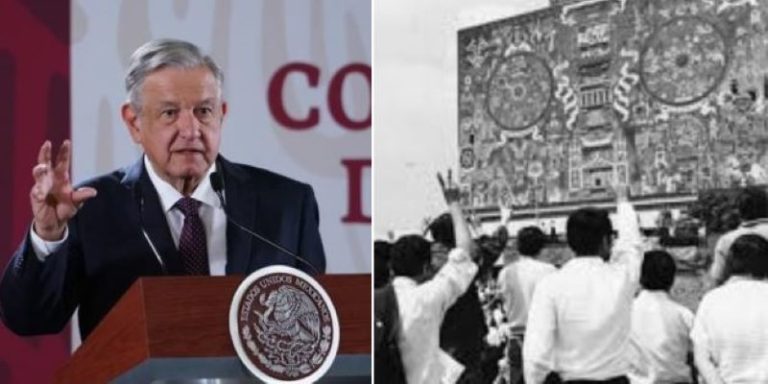 AMLO a favor del pase automático, reconoce lucha de la UNAM