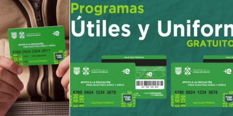 Continúa entrega de vales para útiles y uniformes escolares en la CDMX