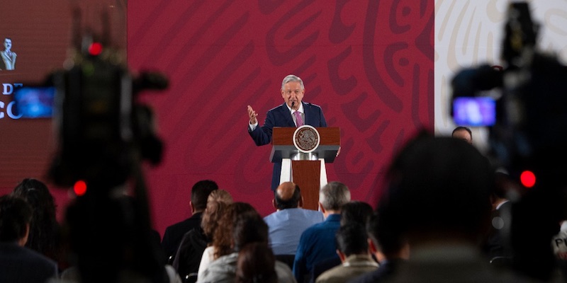 AMLO en conferencia de prensa