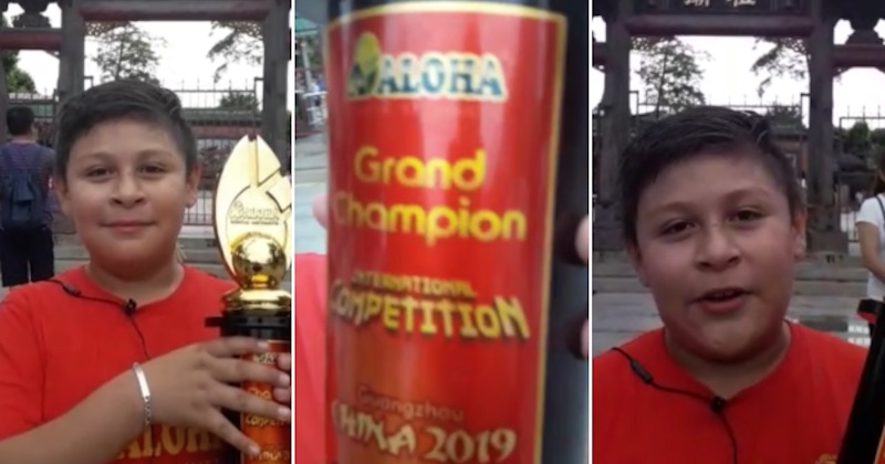 Niño gana concurso de matemáticas en China, agradece a Iztapalapa el apoyo