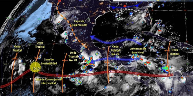 Hoy, nublado con probabilidades de lluvias y granizo en la CDMX