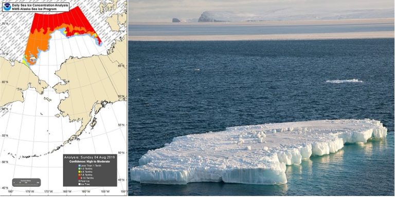 Alaska sin hielo por cambio climático