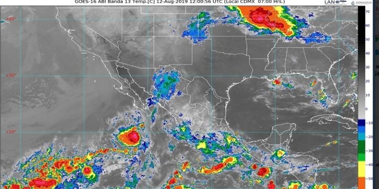 Se prevén lluvias intensas en varios estados del país