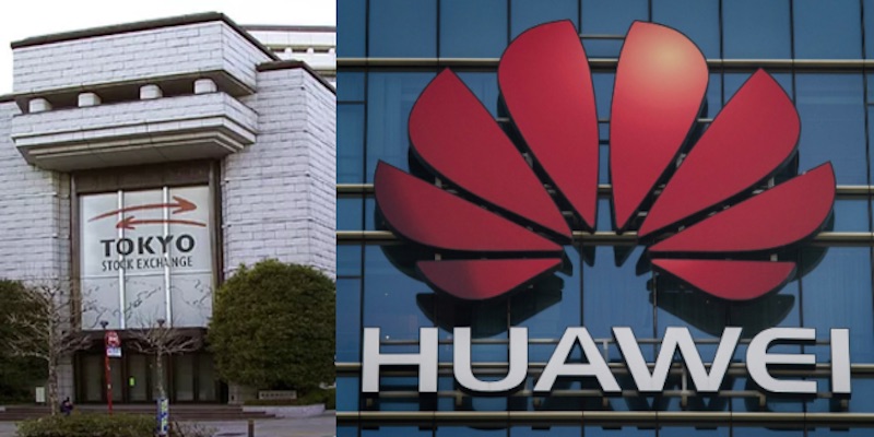 Bolsa de Valores de Tokio a la alza tras plazo de EU a Huawei