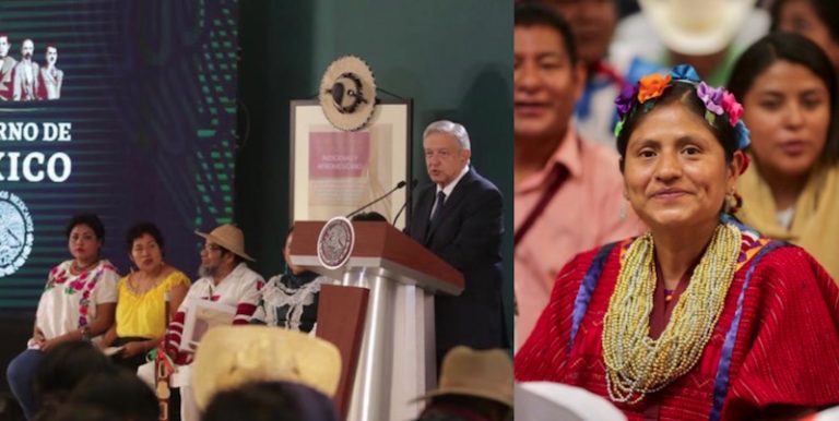 AMLO conmemora Día internacional de los Pueblos Indígenas