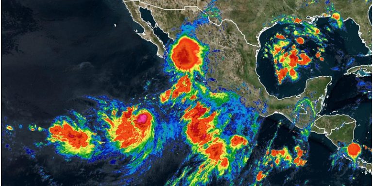 Ivo, lluvias al norte de México