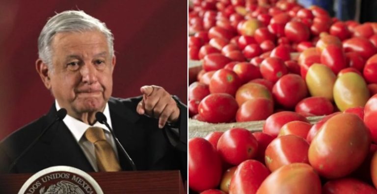 AMLO celebra retiro de aranceles a jitomate y alza en inversión extranjera
