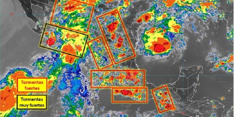 Sinaloa pronóstico de lluvias