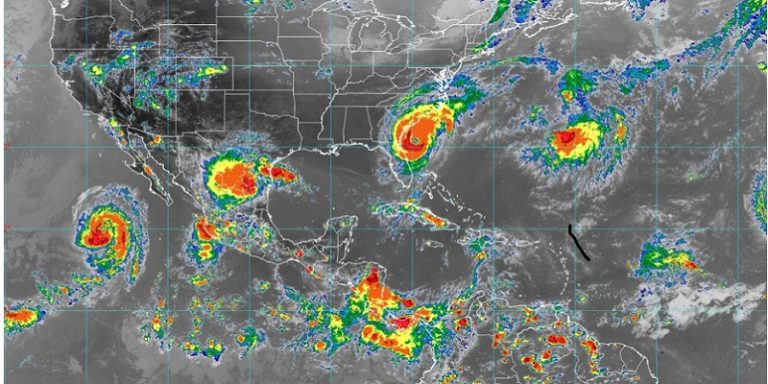 CFE, mapa de lluvias