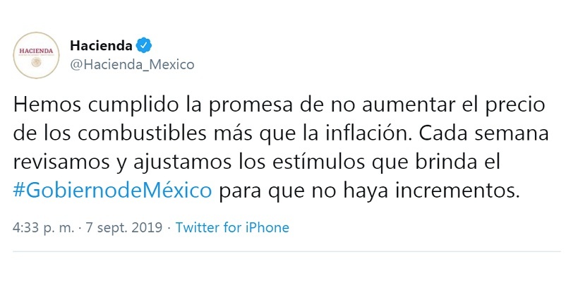 Fake news gasolinazo en México