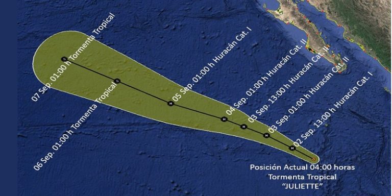 Tormenta tropical "Juliette"