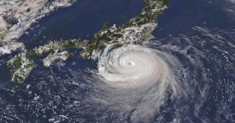 Aire cálido del tifón Faxai, provoca aumento de temperaturas en Japón