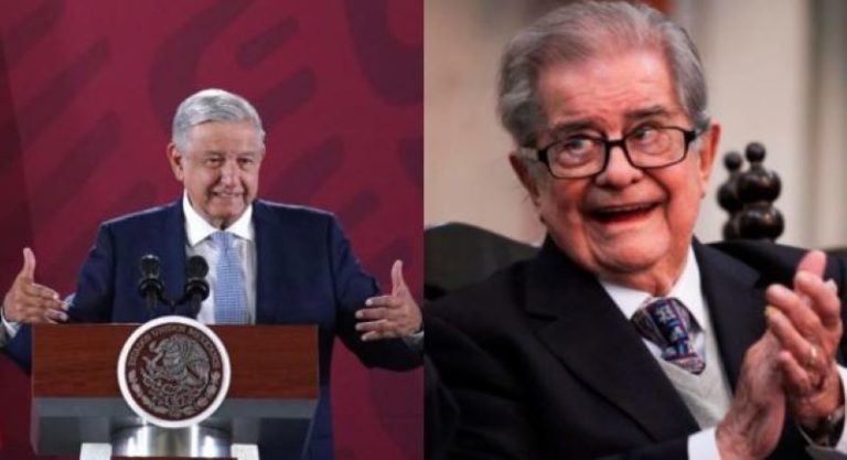 Homenaje a León Portilla se realizará si la familia lo autoriza: AMLO