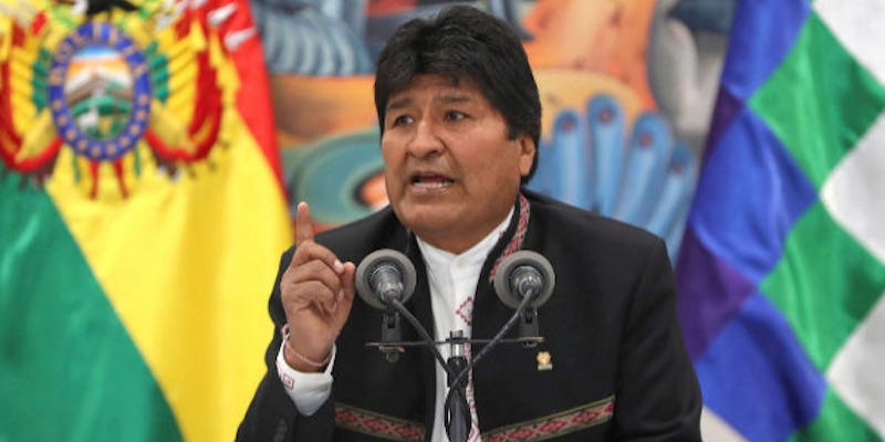 Evo Morales pronuncia triunfo y denuncia "golpe de Estado" en Bolivia