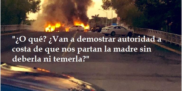 Culiacán, no tienen derecho a pedir masacre