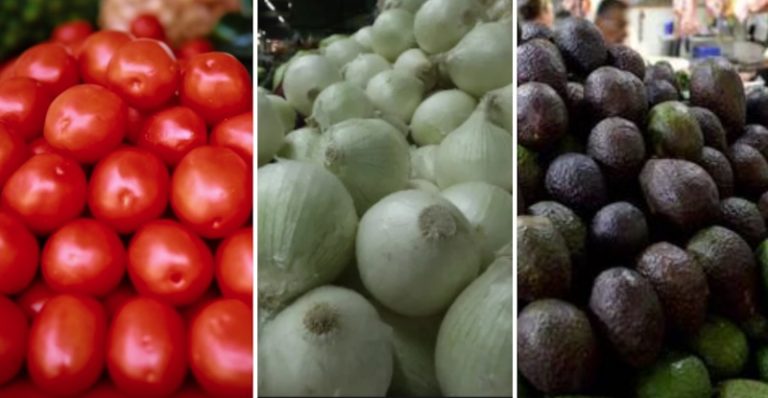 Aguacate, jitomate y cebolla, con mayor variación en precio: Profeco