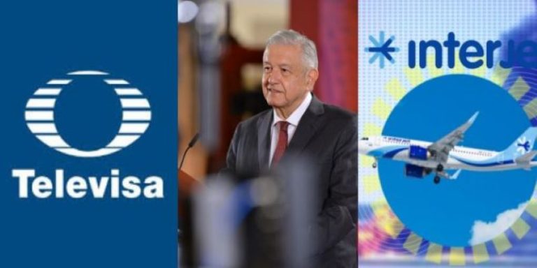 AMLO: Gobierno podría mediar el caso Interjet-Televisa
