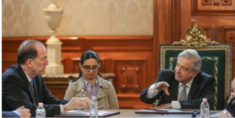AMLO y Presidente del Banco Mundial
