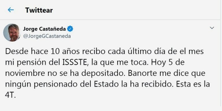Issste pagó por adelantado a jubilados