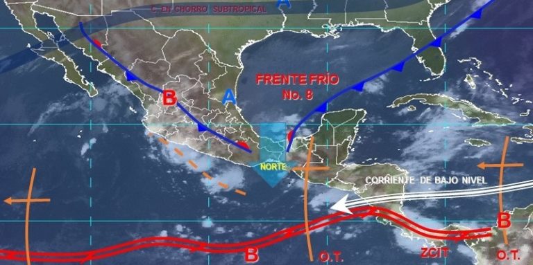 Frío por masa polar, evento norte en el sur