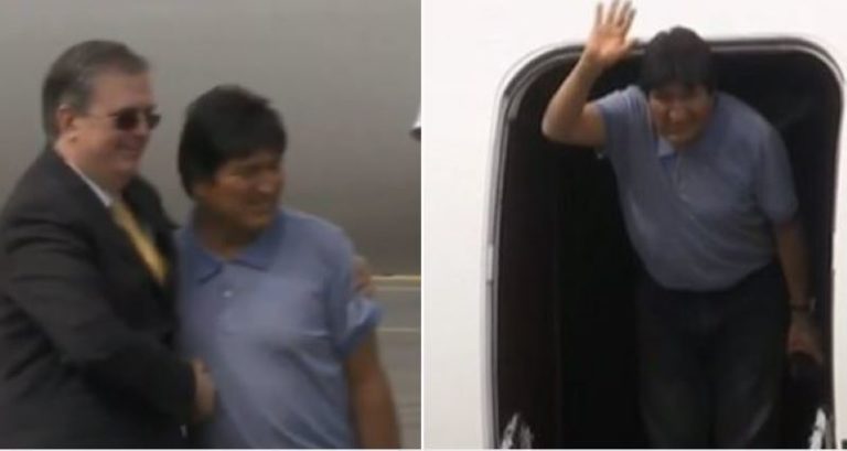 Evo Morales en México: "muchas gracias por salvarnos la vida"