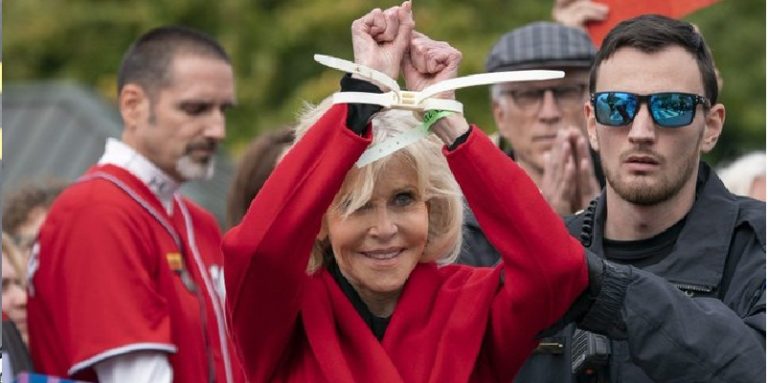 Jane Fonda, desobediencia civil ante cambio climático