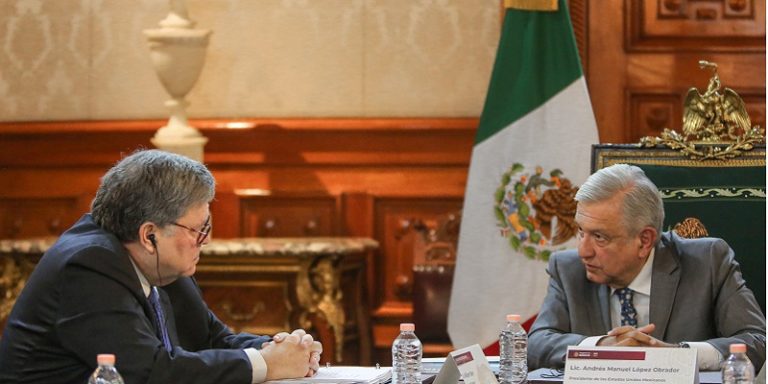 AMLO reunión con Fiscal General de EU