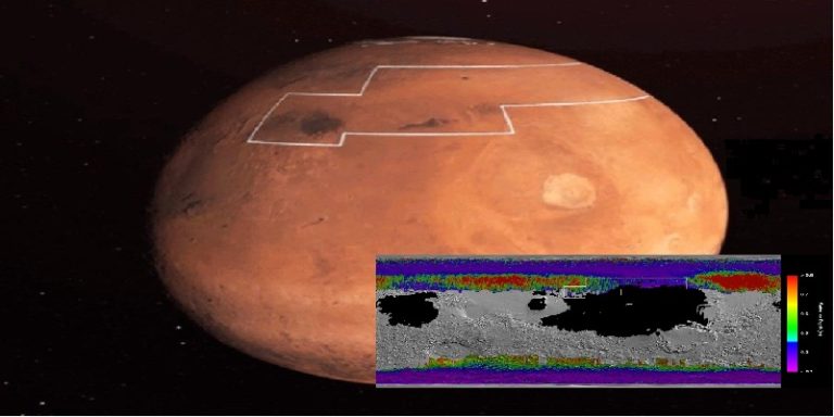 NASA revela agua en Marte