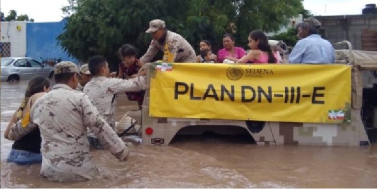 Ejército y Fuerza Aérea protegen a México