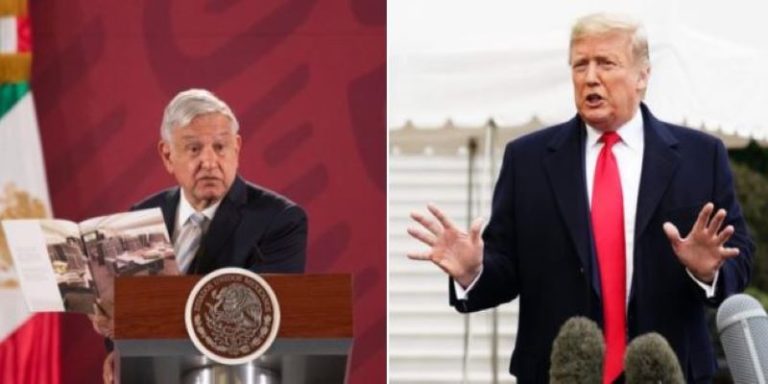 AMLO propuso a Trump pago en especie por avión presidencial