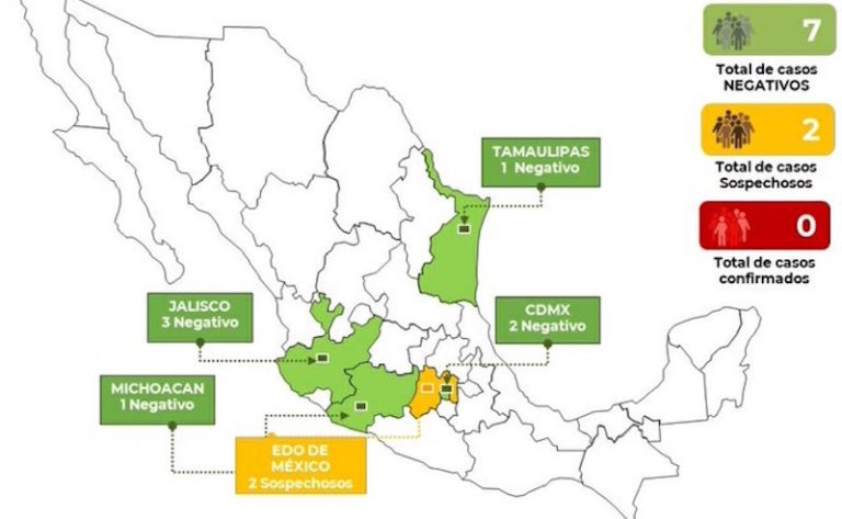 Estudian dos posibles casos de coronavirus en Edomex