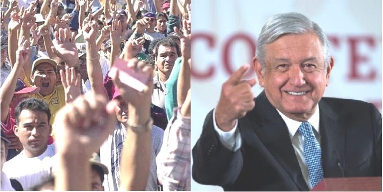 AMLO reafirma democracia en sindicatos