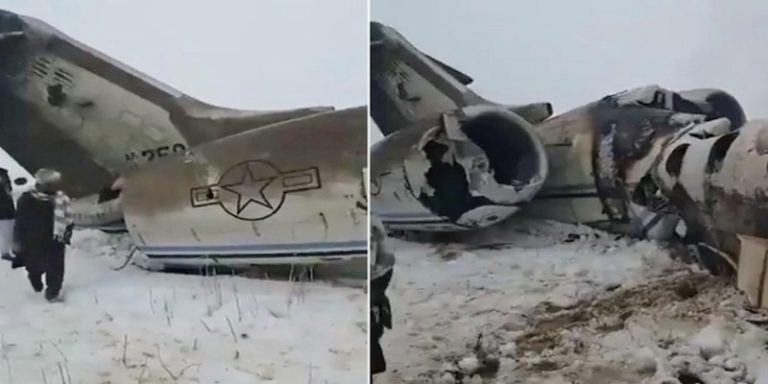 Cae un avión militar de Estados Unidos al este de Afganistán