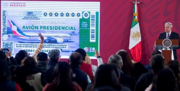 Así será el 'cachito' para la rifa del avión presidencial